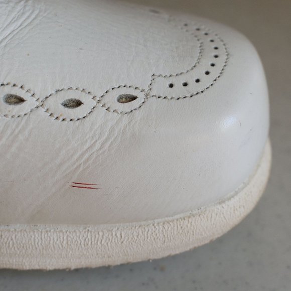 PW Minor Extra Depth Womens White Walking Shoes Size 7 3A/6A Orthopedic Diabetic - Picture 5 of 12